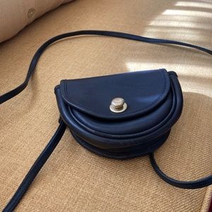 VINTAGE COACH  leather mini belt bag